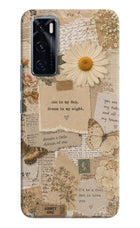 Vintage case Vivo V20 SE Hard Case Back Cover by Casekaro