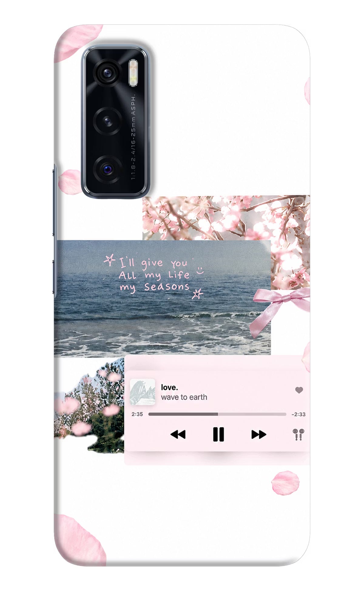 Wave to earth Vivo V20 SE Back Cover