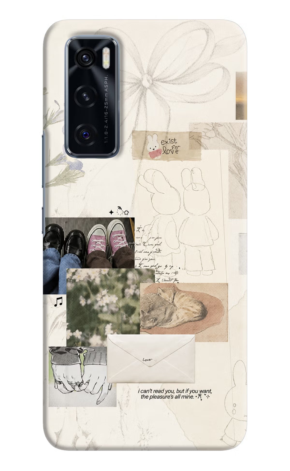 Soft Aesthetic Vivo V20 SE Back Cover