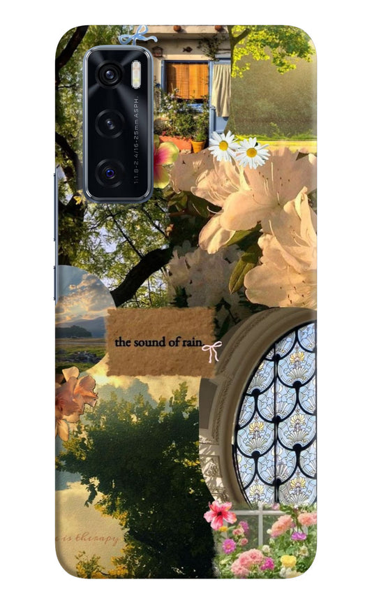 Rain Vivo V20 SE Hard Case Back Cover by Casekaro