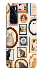 Mirror Cats Vivo V20 SE Hard Case Back Cover by Casekaro