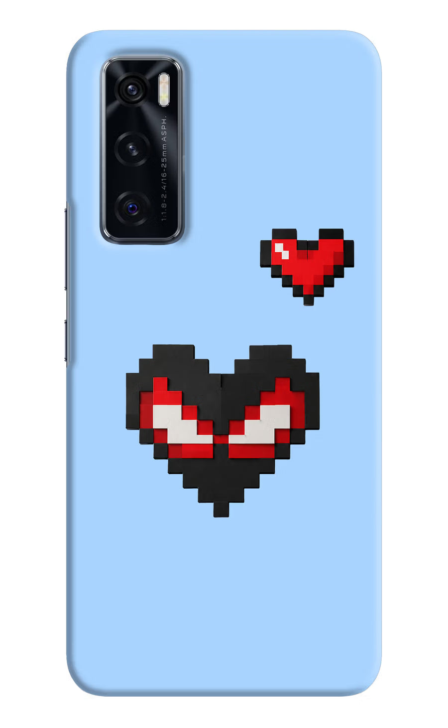 Peter Heart Vivo V20 SE Back Cover, Hard case