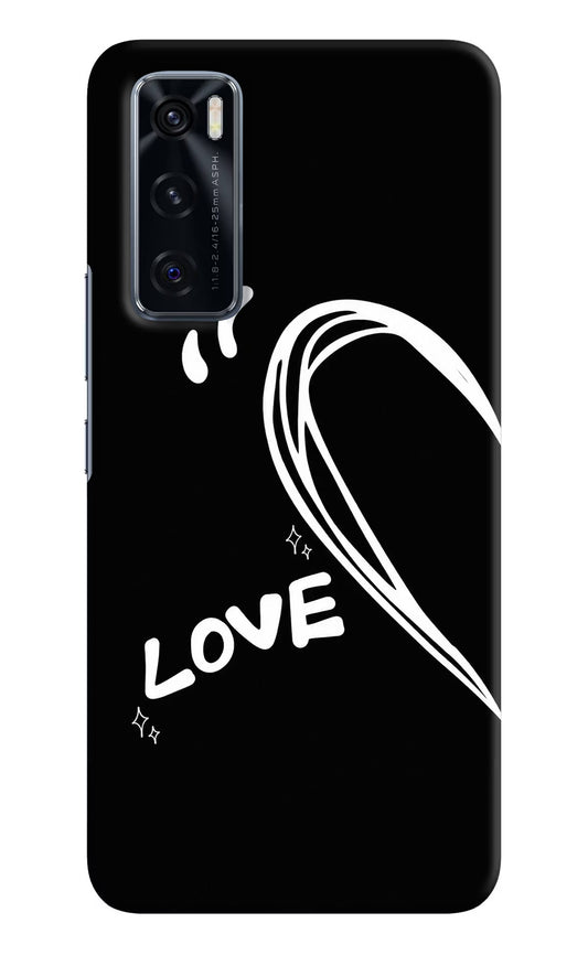 Love Line Vivo V20 SE Hard Case Back Cover by Casekaro