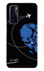 Love Orbit Vivo V20 SE Hard Case Back Cover by Casekaro
