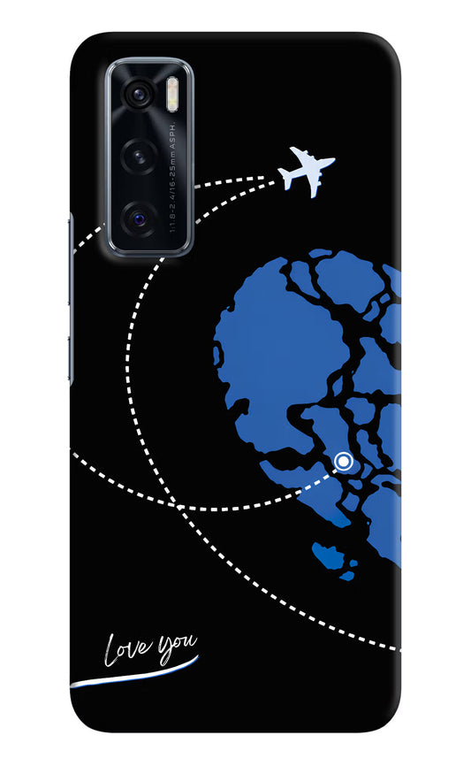 Love Orbit Vivo V20 SE Hard Case Back Cover by Casekaro