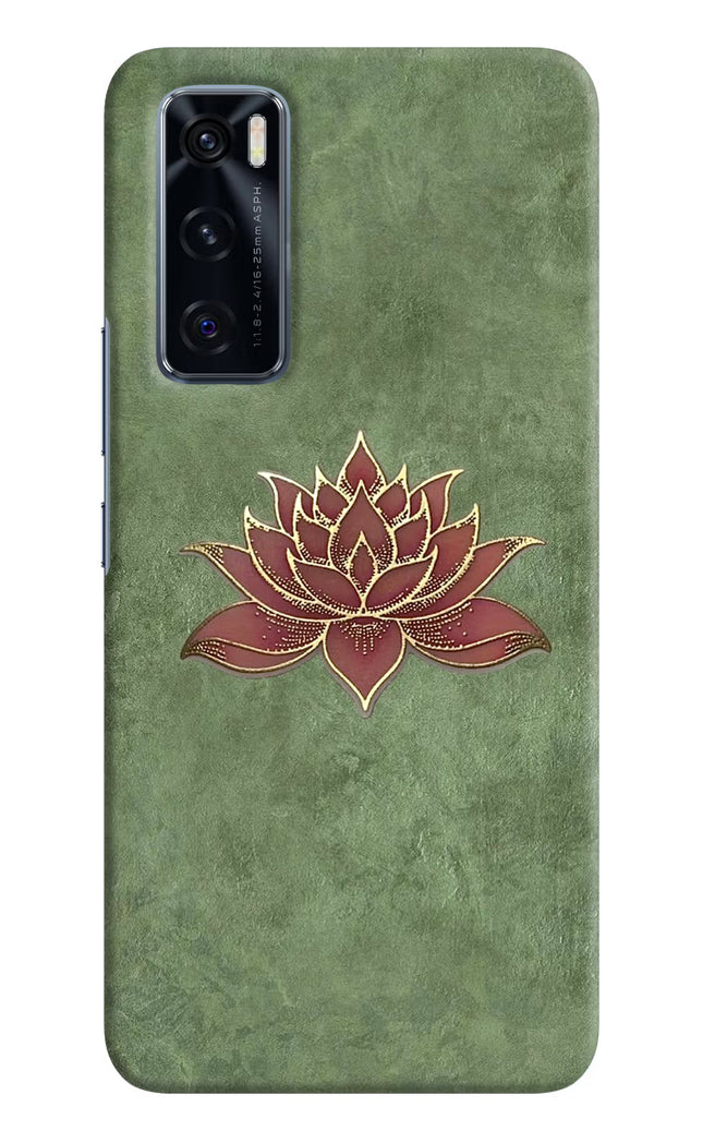 Lotus Grace Vivo V20 SE Hard Case Back Cover by Casekaro