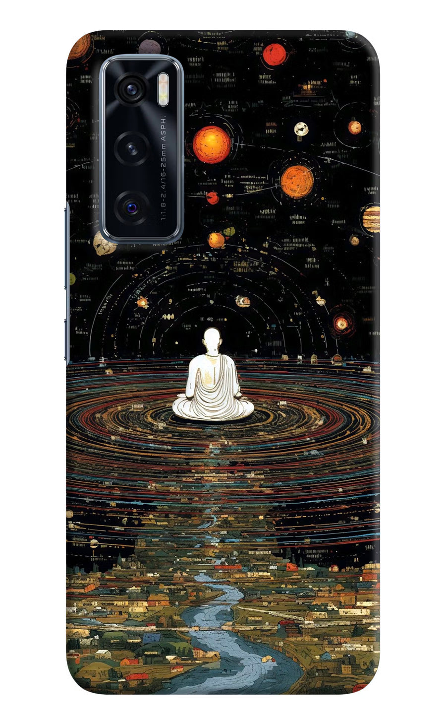 Space Monk Vivo V20 SE Back Cover, Hard case