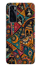 Folk Print Vivo V20 SE Back Cover