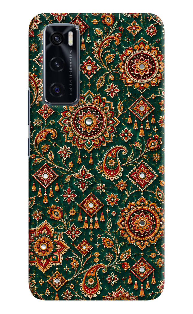 Green Pataka Vivo V20 SE Hard Case Back Cover by Casekaro