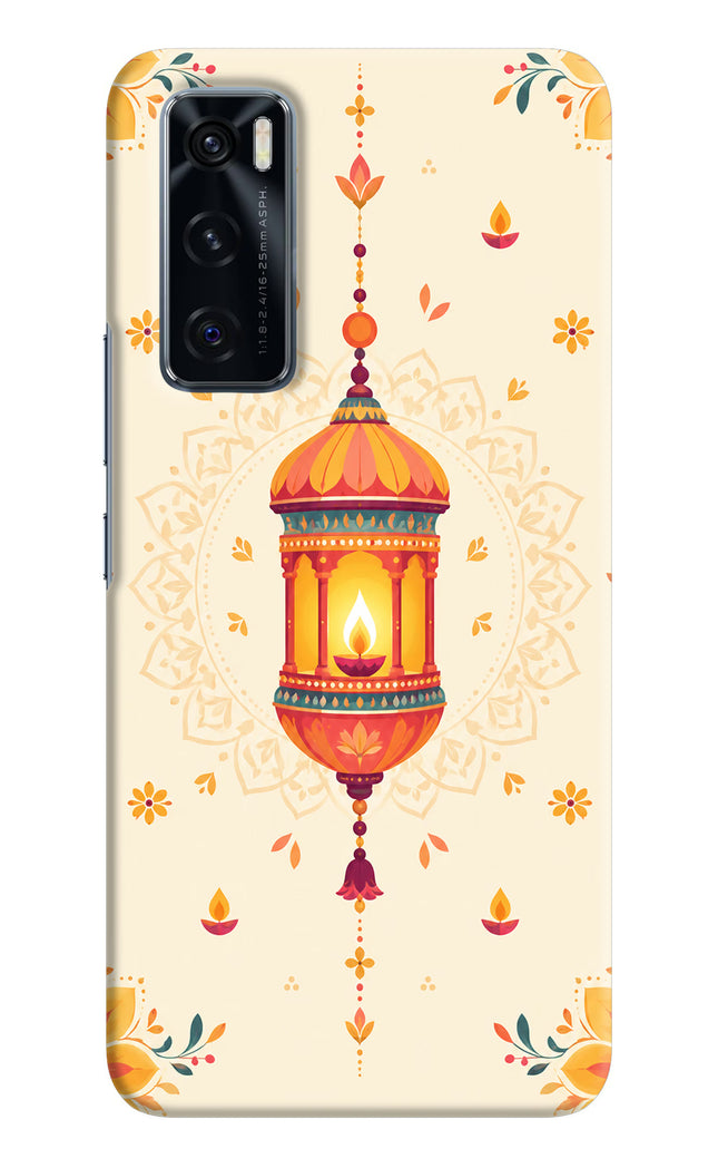 Golden Lantern Vivo V20 SE Hard Case Back Cover by Casekaro
