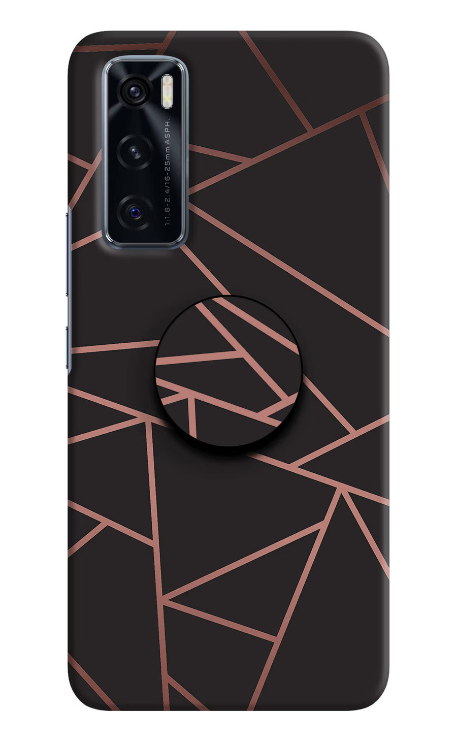 Geometric Pattern Vivo V20 SE Pop Case, Hard case