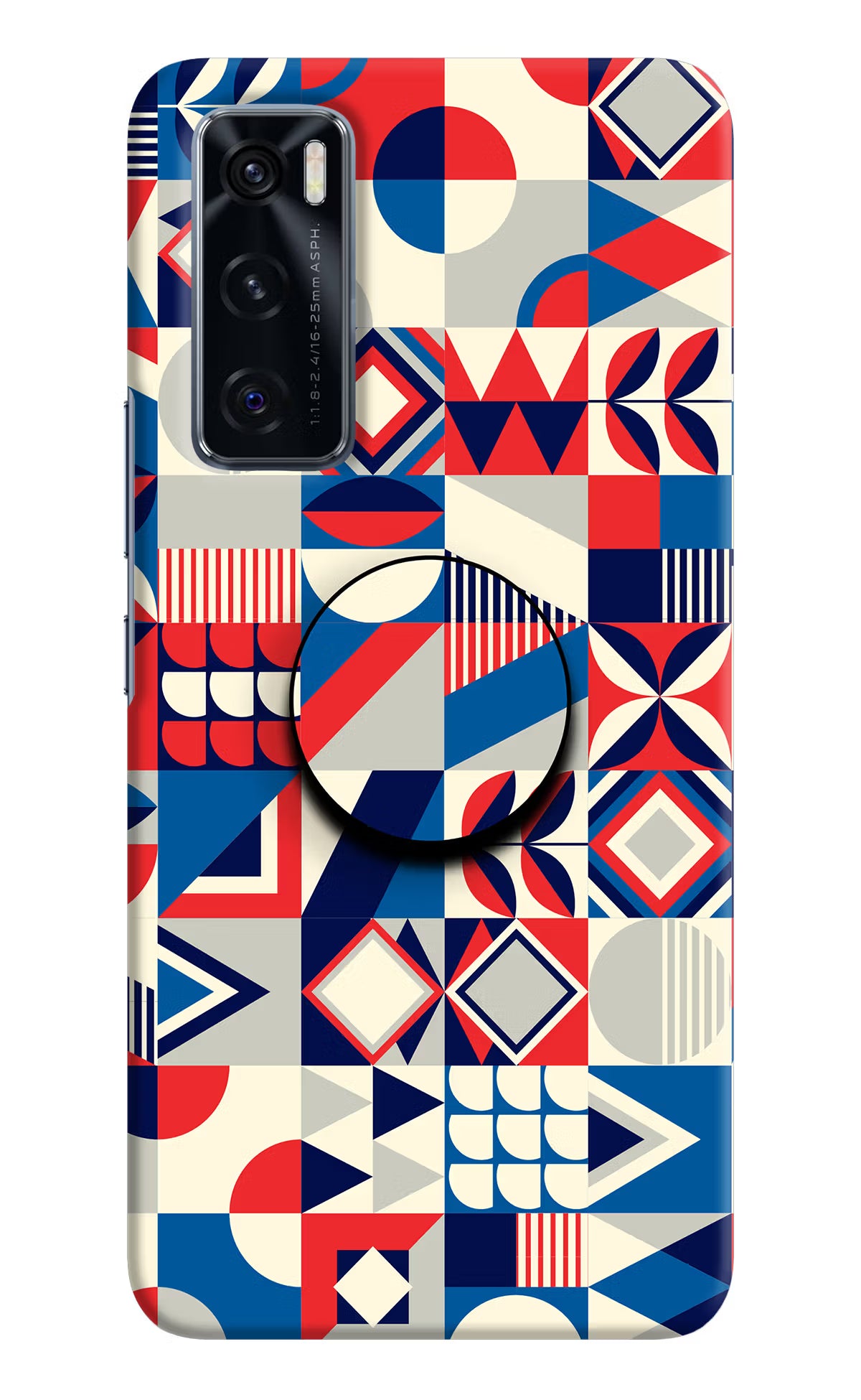 Colorful Pattern Vivo V20 SE Pop Case by Casekaro