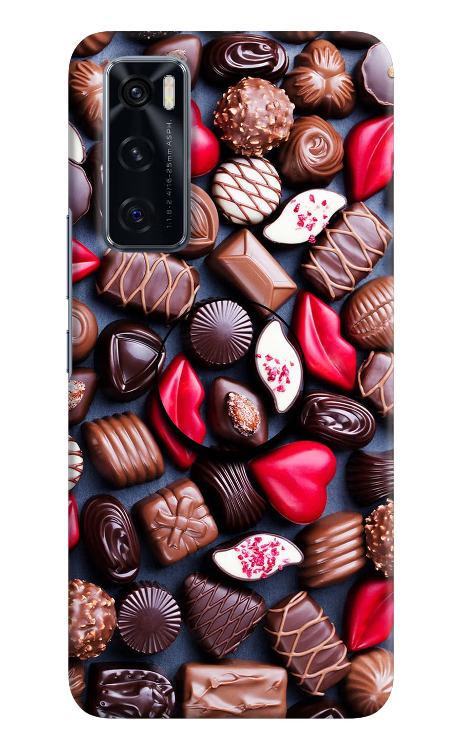 Chocolates Vivo V20 SE Pop Case, Hard case