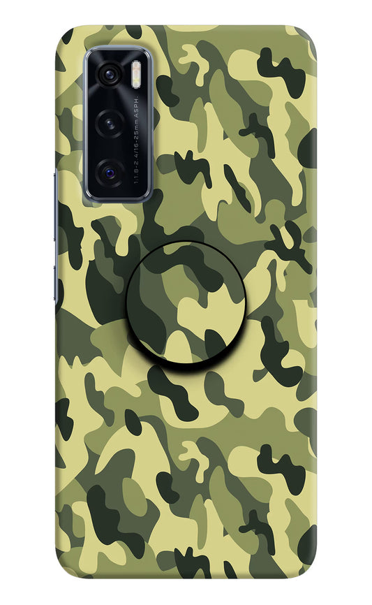 Camouflage Vivo V20 SE Pop Case by Casekaro