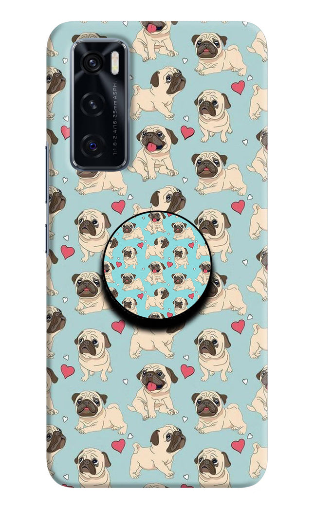 Pug Dog Vivo V20 SE Pop Case by Casekaro