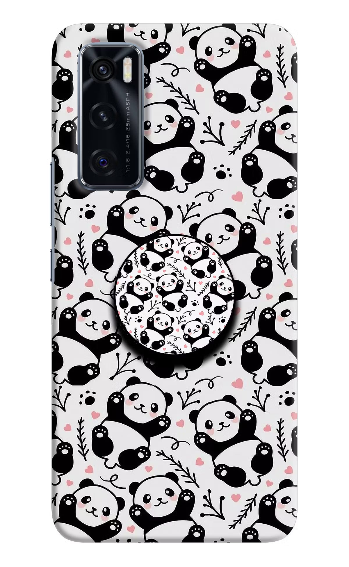 Cute Panda Vivo V20 SE Pop Case by Casekaro