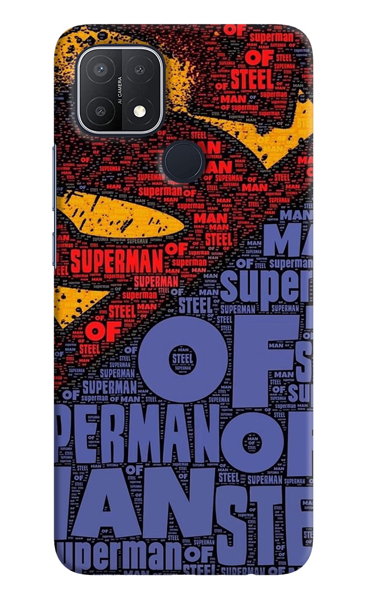 Superman Oppo A15/A15s Hard Case Back Cover by Casekaro