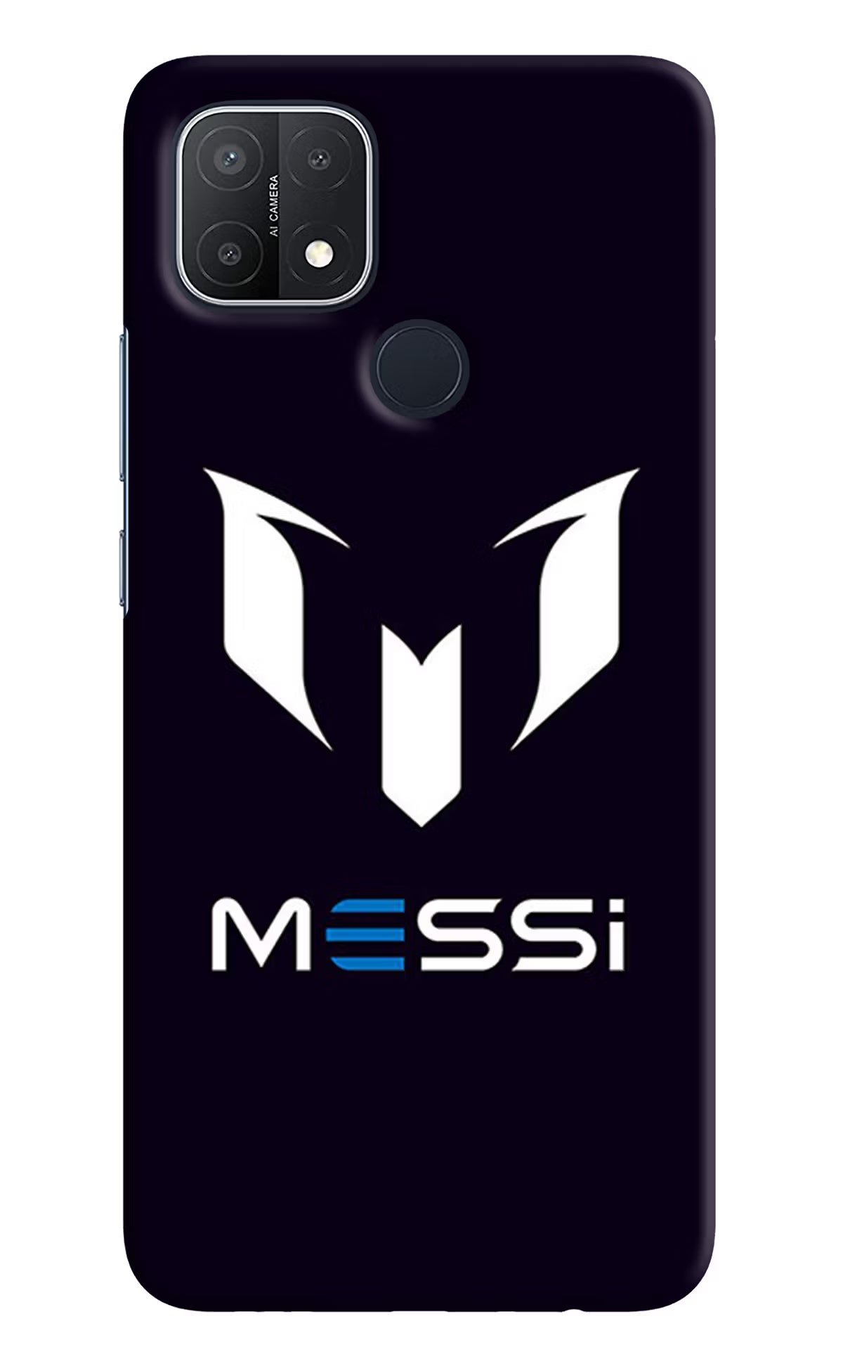 Messi Logo Oppo A15/A15s Hard Case Back Cover by Casekaro