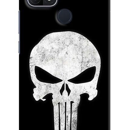 Punisher Skull Oppo A15/A15s Hard Case Back Cover by Casekaro