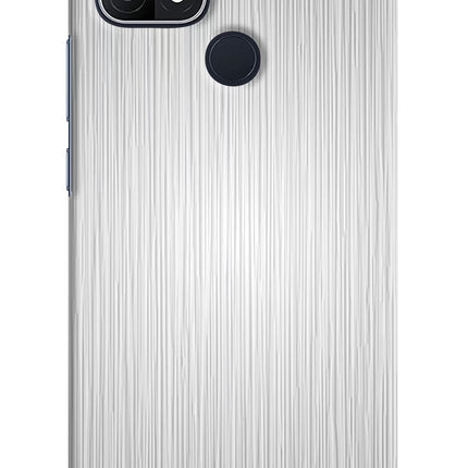 Wooden Grey Texture Oppo A15/A15s Hard Case Back Cover by Casekaro