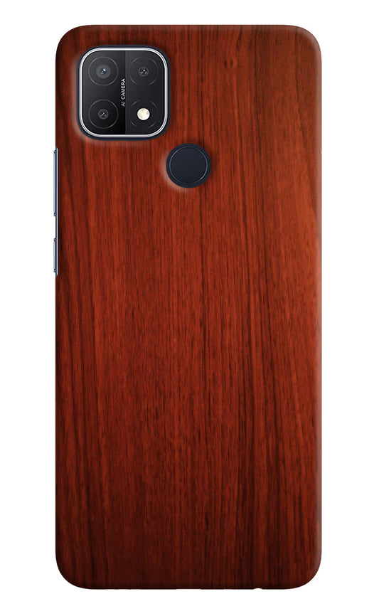 Wooden Plain Pattern Oppo A15/A15s Hard Case Back Cover by Casekaro