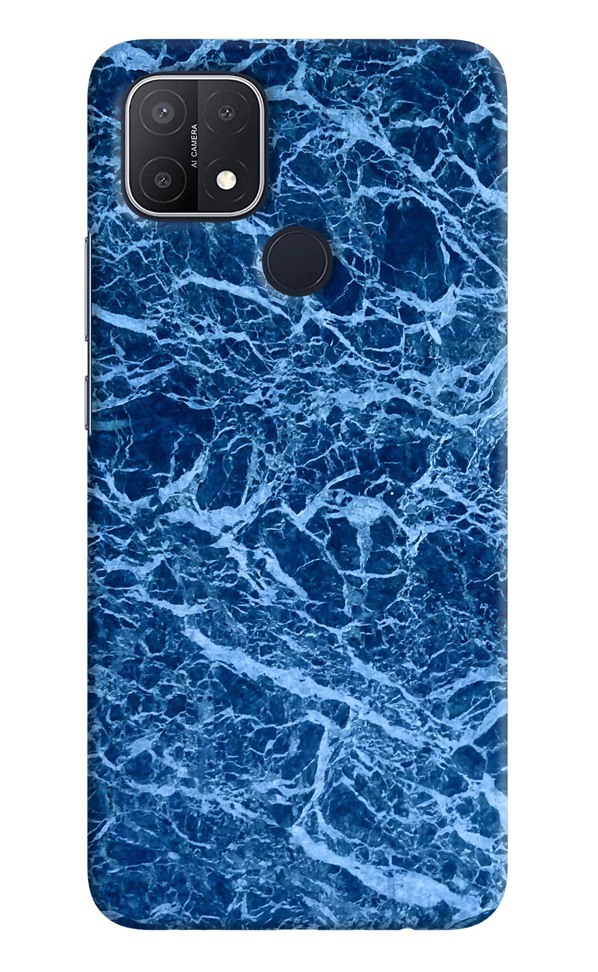 Blue Marble Oppo A15/A15s Hard Case Back Cover by Casekaro