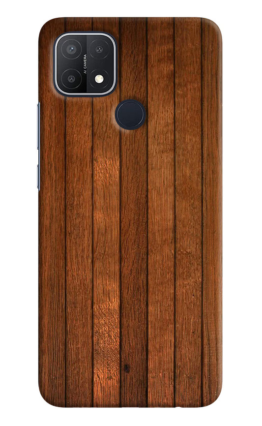 Wooden Artwork Bands Oppo A15/A15s Hard Case Back Cover by Casekaro