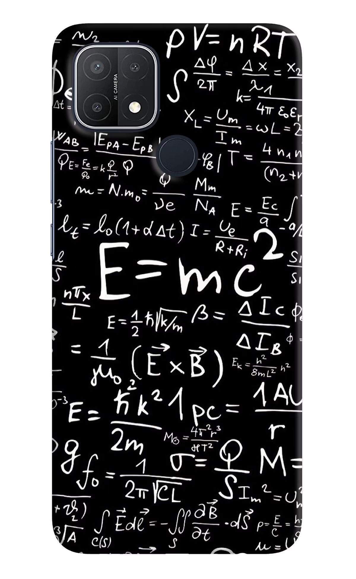 Physics Formula Oppo A15/A15s Hard Case Back Cover by Casekaro
