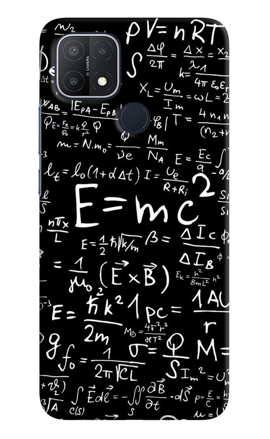 Physics Formula Oppo A15/A15s Hard Case Back Cover by Casekaro