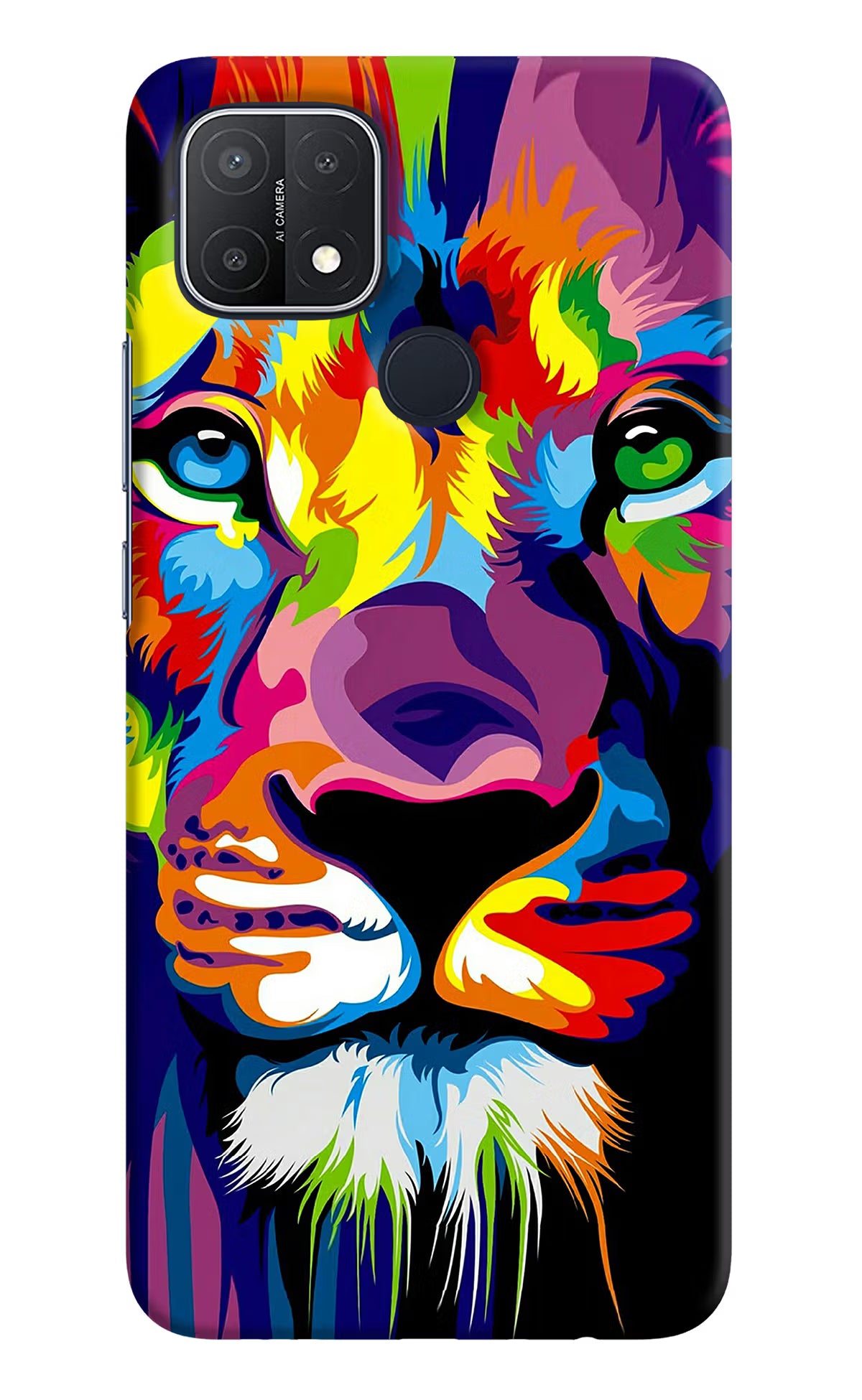 Lion Oppo A15/A15s Hard Case Back Cover by Casekaro