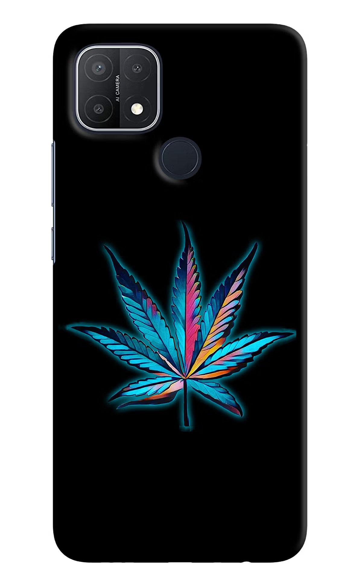 Weed Oppo A15/A15s Hard Case Back Cover by Casekaro
