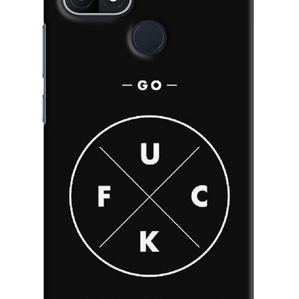 Go Fuck Yourself Oppo A15/A15s Hard Case Back Cover by Casekaro
