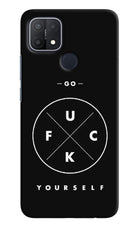 Go Fuck Yourself Oppo A15/A15s Hard Case Back Cover by Casekaro