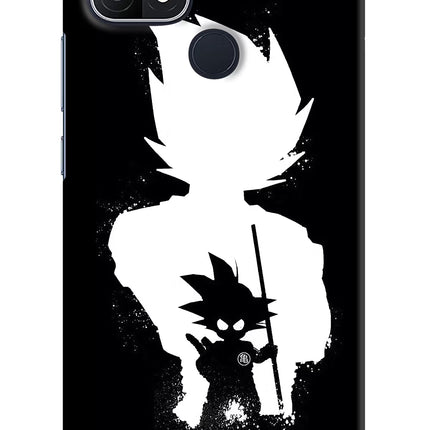 Goku Shadow Oppo A15/A15s Hard Case Back Cover by Casekaro