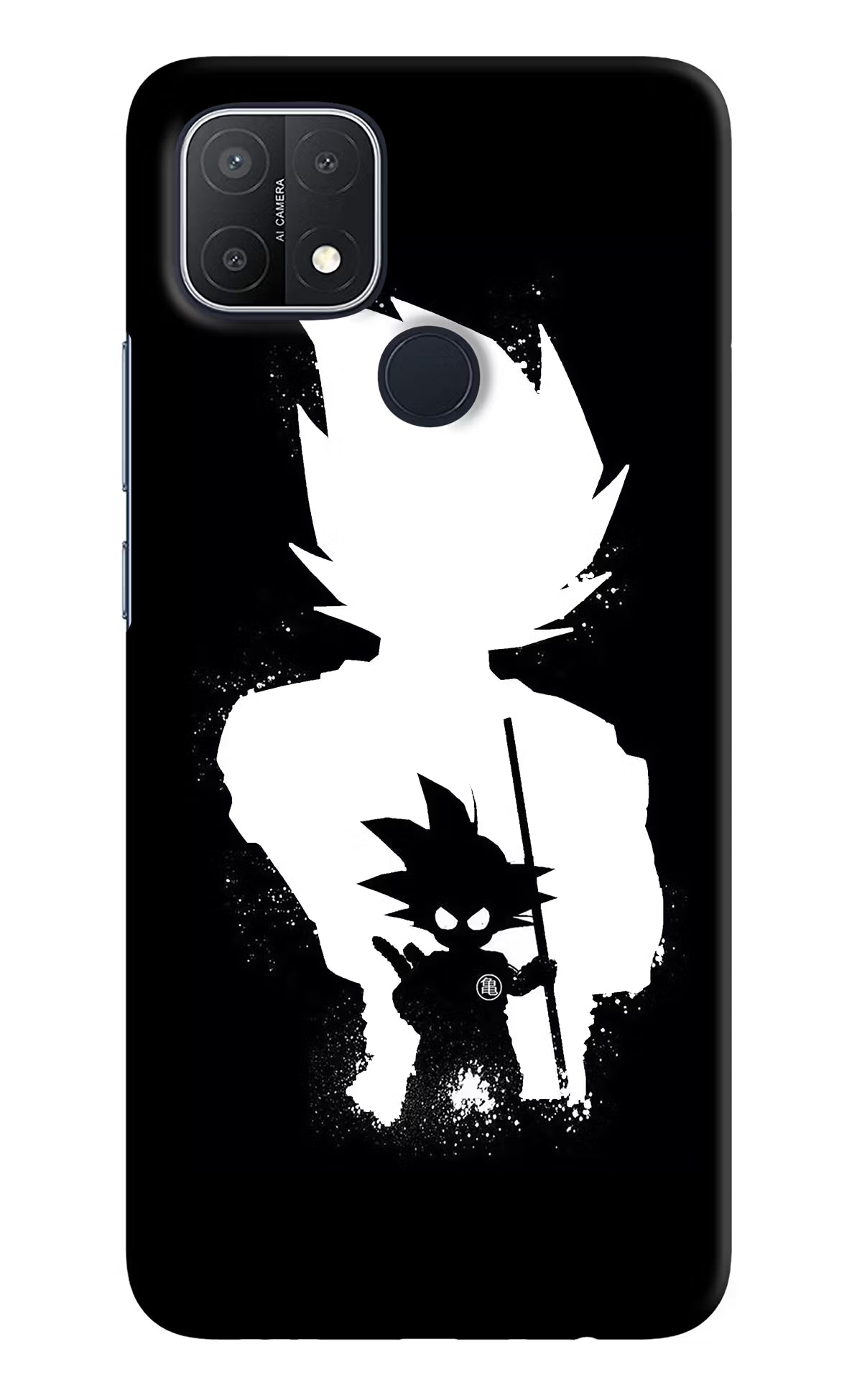 Goku Shadow Oppo A15/A15s Hard Case Back Cover by Casekaro