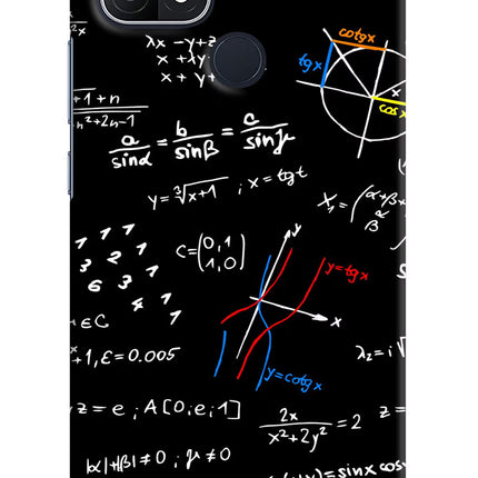 Mathematics Formula Oppo A15/A15s Hard Case Back Cover by Casekaro