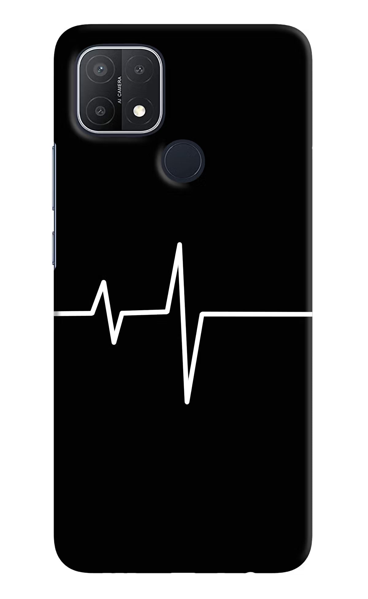 Heart Beats Oppo A15/A15s Hard Case Back Cover by Casekaro