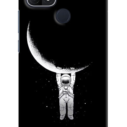 Moon Space Oppo A15/A15s Hard Case Back Cover by Casekaro