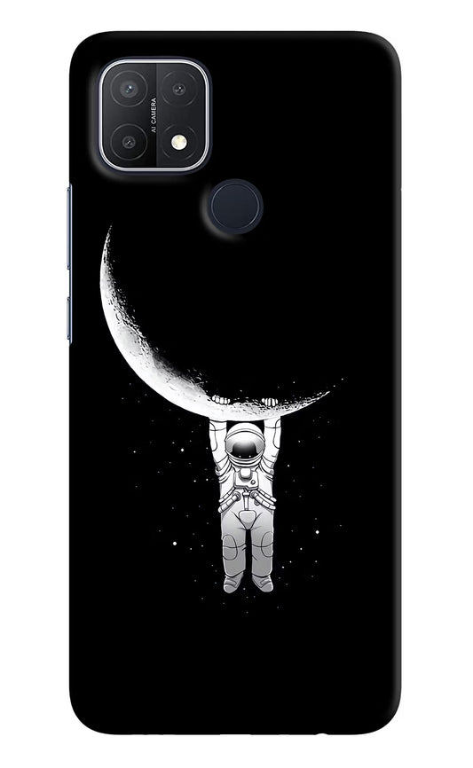 Moon Space Oppo A15/A15s Hard Case Back Cover by Casekaro