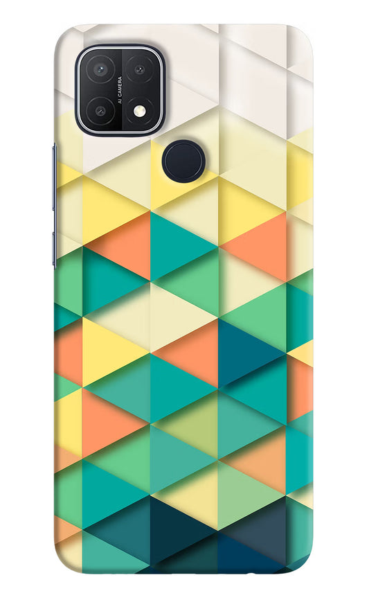 Abstract Oppo A15/A15s Hard Case Back Cover by Casekaro