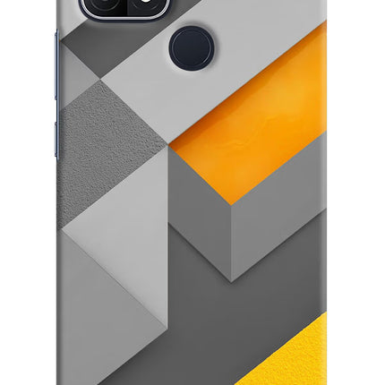 Abstract Oppo A15/A15s Hard Case Back Cover by Casekaro