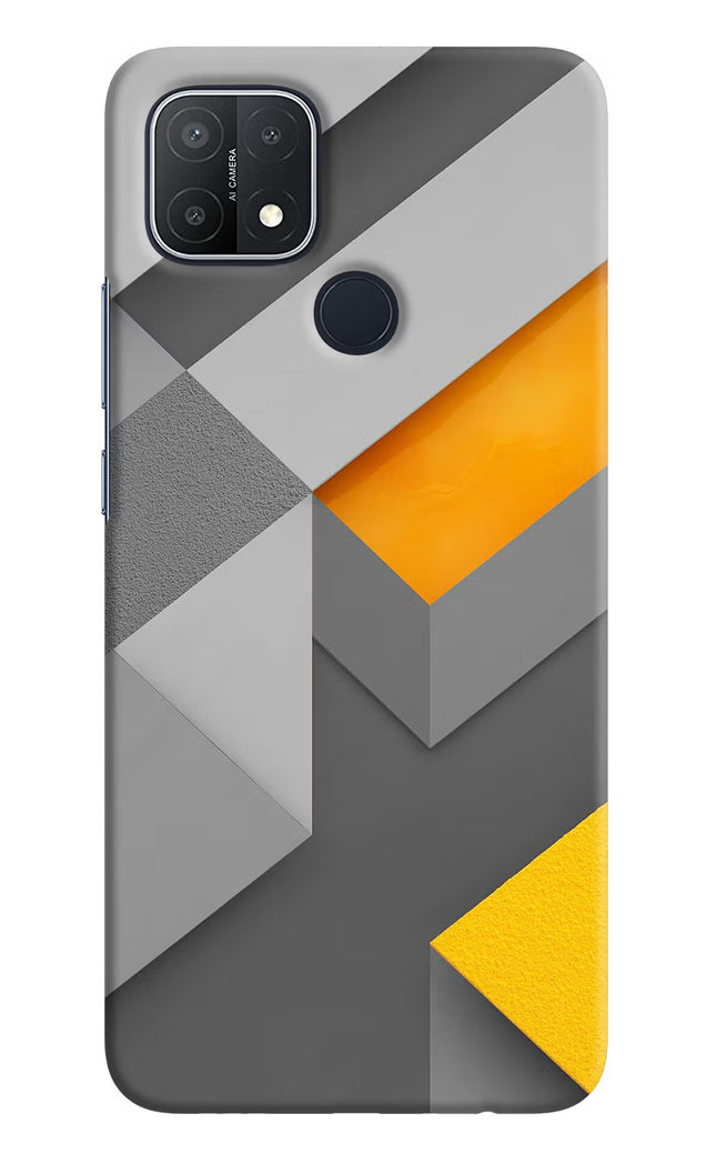 Abstract Oppo A15/A15s Hard Case Back Cover by Casekaro