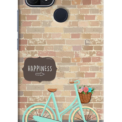 Happiness Artwork Oppo A15/A15s Hard Case Back Cover by Casekaro