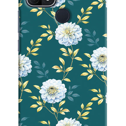 Flowers Oppo A15/A15s Hard Case Back Cover by Casekaro
