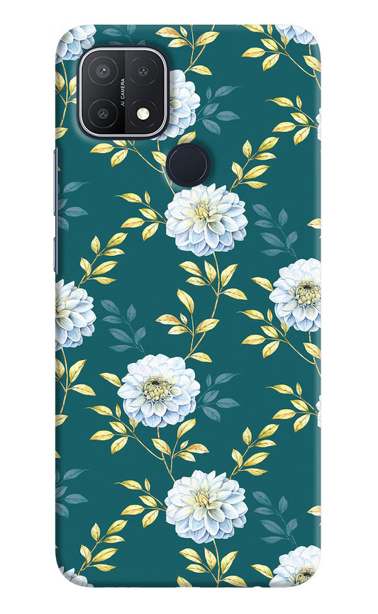 Flowers Oppo A15/A15s Hard Case Back Cover by Casekaro