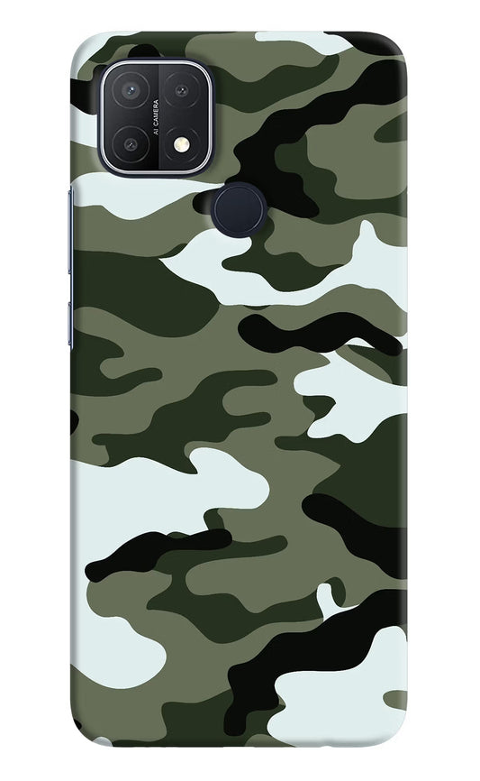 Camouflage Oppo A15/A15s Hard Case Back Cover by Casekaro