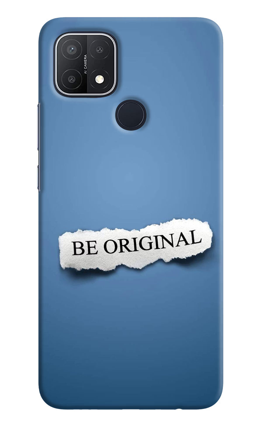 Be Original Oppo A15/A15s Back Cover, Hard case