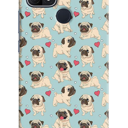 Pug Dog Oppo A15/A15s Hard Case Back Cover by Casekaro