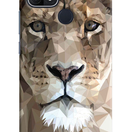 Lion Art Oppo A15/A15s Hard Case Back Cover by Casekaro