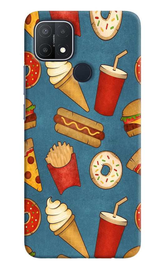 Foodie Oppo A15/A15s Hard Case Back Cover by Casekaro